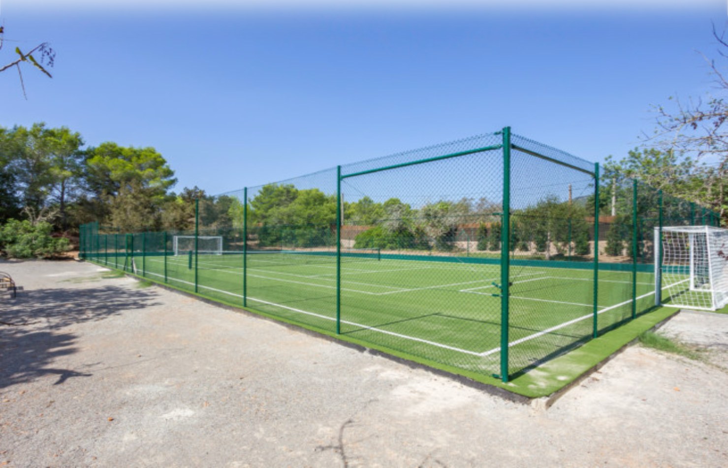 Sports court in the grounds